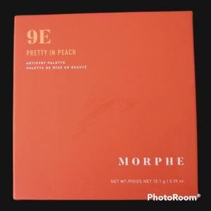 Morphe 9E Pretty In Peach Eyeshadow Palette, NEW IN BOX
